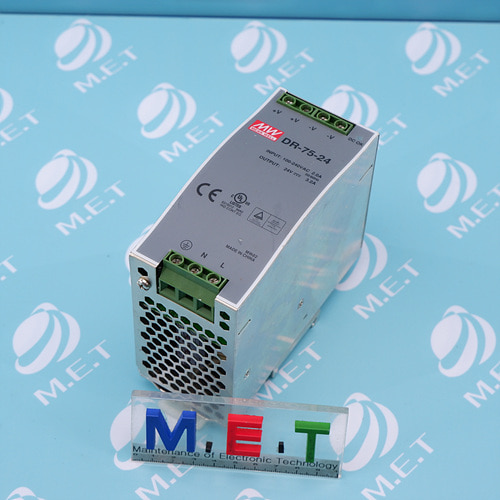[USED]MEAN WELL POWER SUPPLY 75W 24V 3.2A DR-75-24