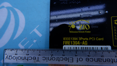 [중고]ZIO IEEE 1394 3PORT PCI CARD FIRE1394-AG ZC-YS0302.D_엠이티