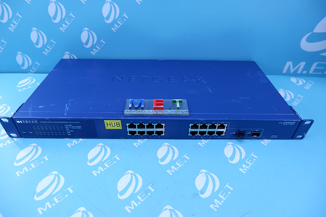 [중고]NETGEAR 16 port gigabit smart switch GS716T GS716T_엠이티